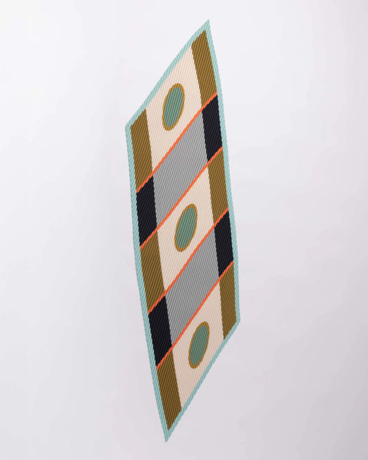 SCARF AFRODITE (aqua, olive)