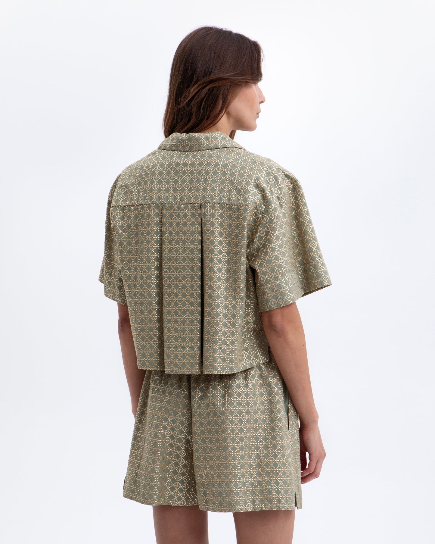 shirt cropped cross 100% cotton