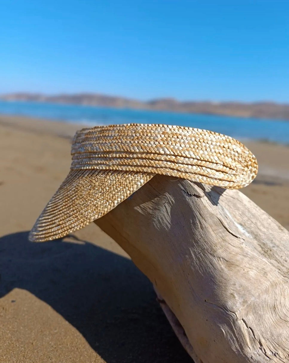 Savapile Visor made of natural straw