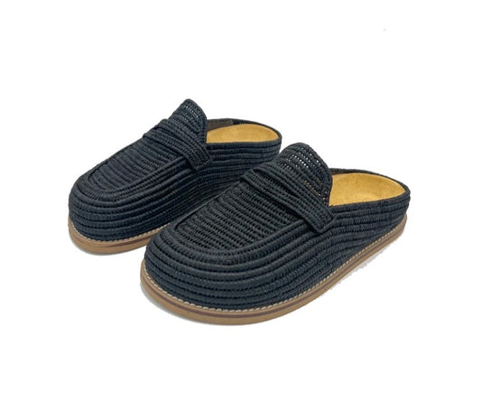 Contre Allee Raffia Mule - Aindiab