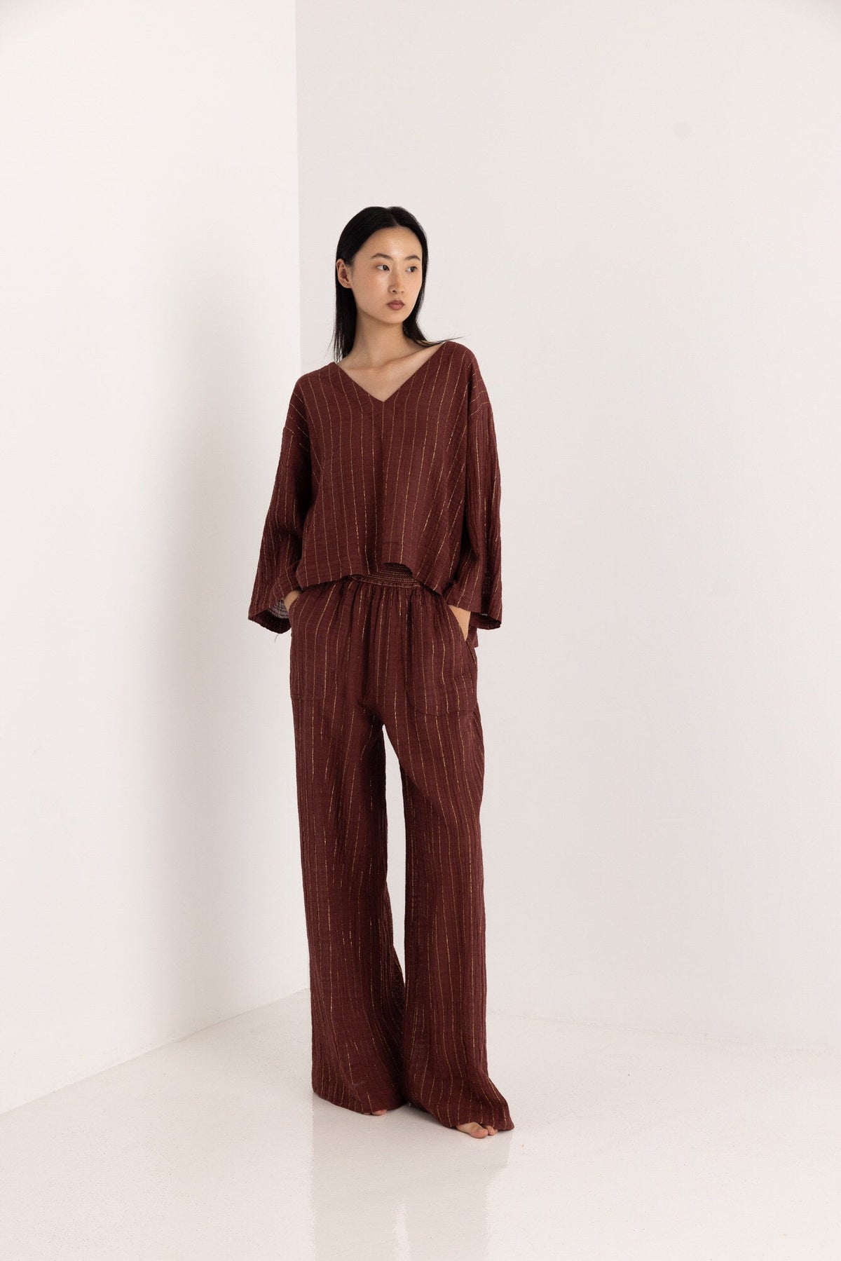 CHRISTIAN ZEN SHARON PANTS - CACTUS