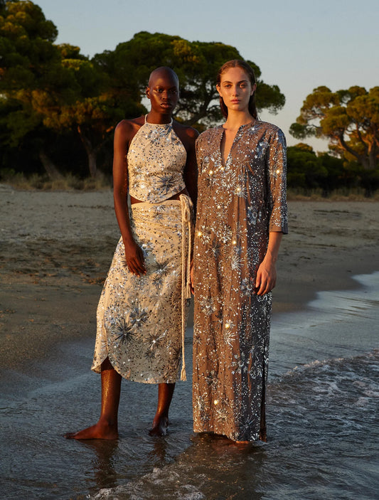 CHRISTIAN ZEN MARTINIQUE MAXI CAFTAN