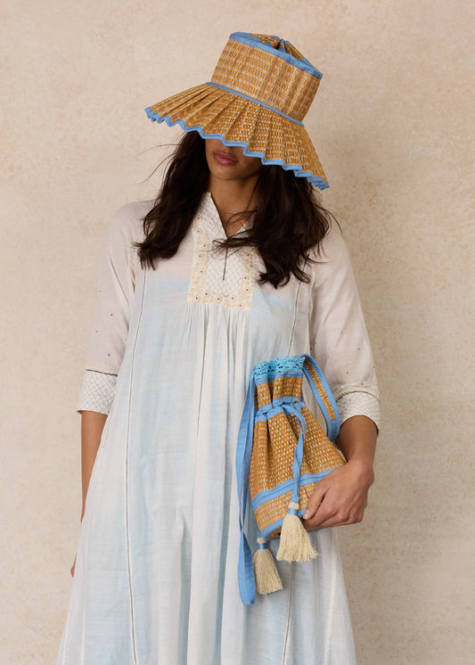Sea Scape | Island Capri Hat Maxi