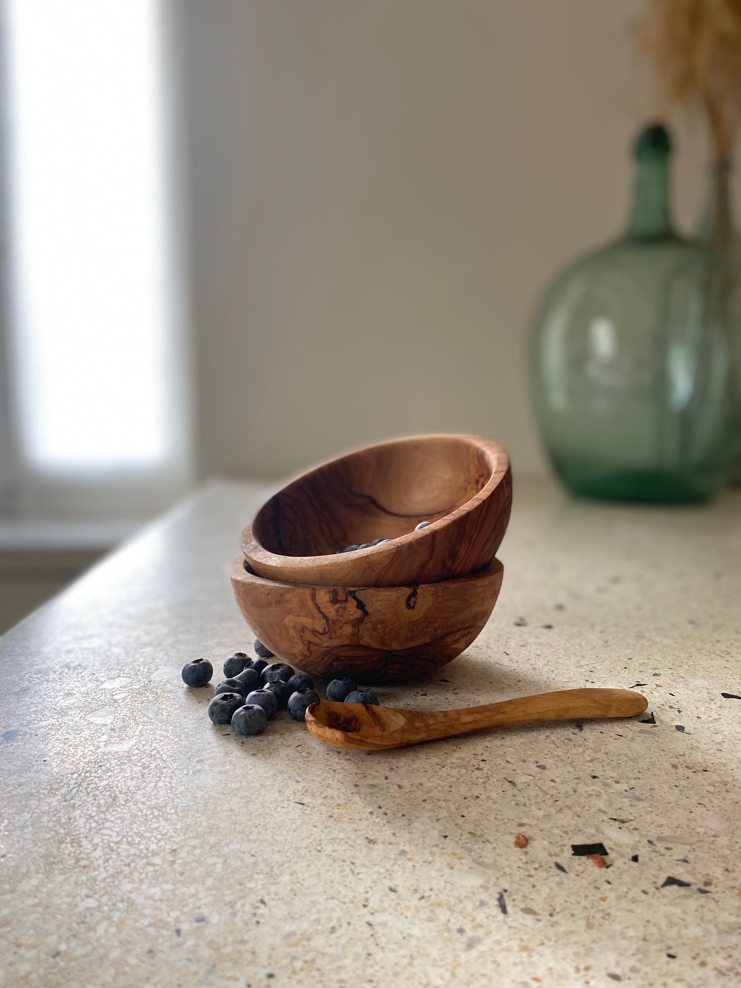 Small olive wood bowl