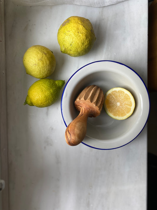 Olive Wood Lemon Squeezer